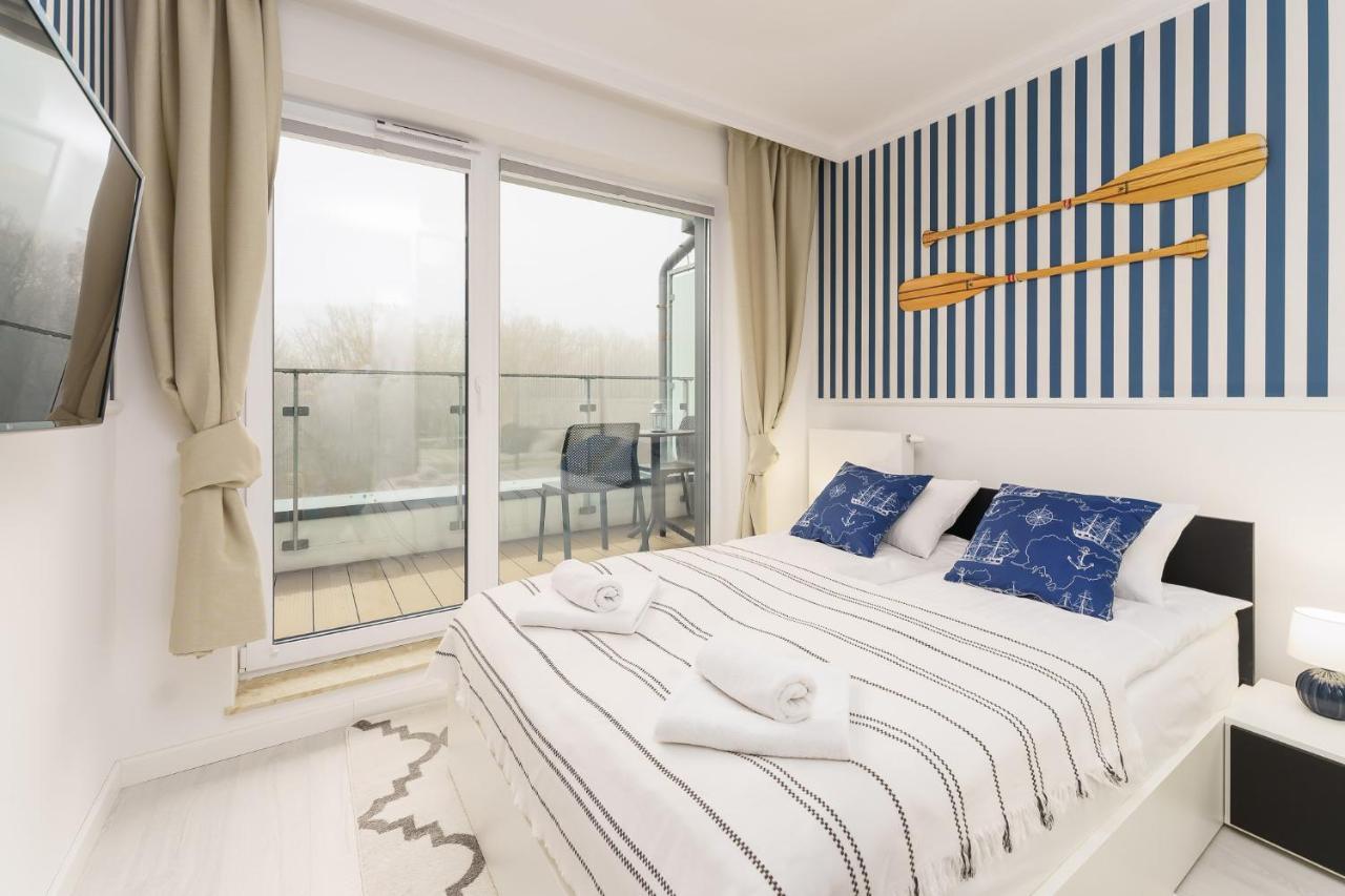 Faro Apartamenty Nadmorskie Tarasy Spa Przy Latarni I Molo Baseny, Sauny, Fitness I Parking W Cenie 科沃布热格 外观 照片
