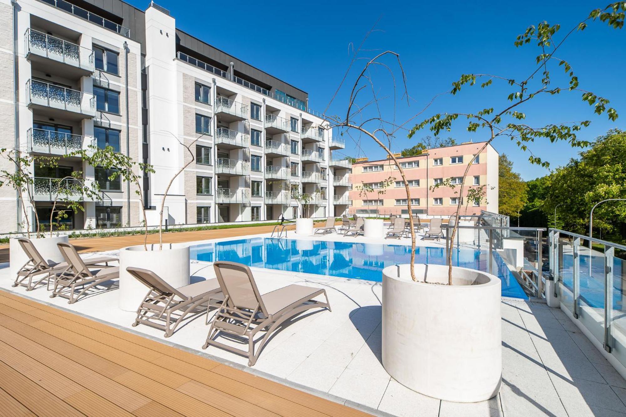 Faro Apartamenty Nadmorskie Tarasy Spa Przy Latarni I Molo Baseny, Sauny, Fitness I Parking W Cenie 科沃布热格 外观 照片