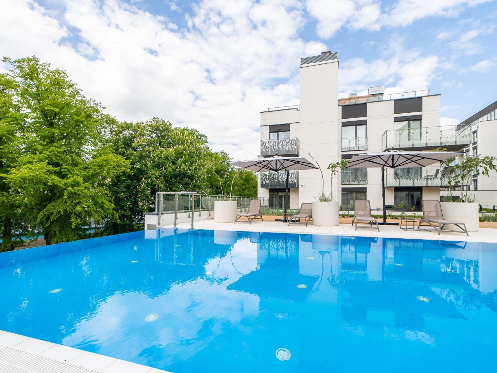 Faro Apartamenty Nadmorskie Tarasy Spa Przy Latarni I Molo Baseny, Sauny, Fitness I Parking W Cenie 科沃布热格 外观 照片
