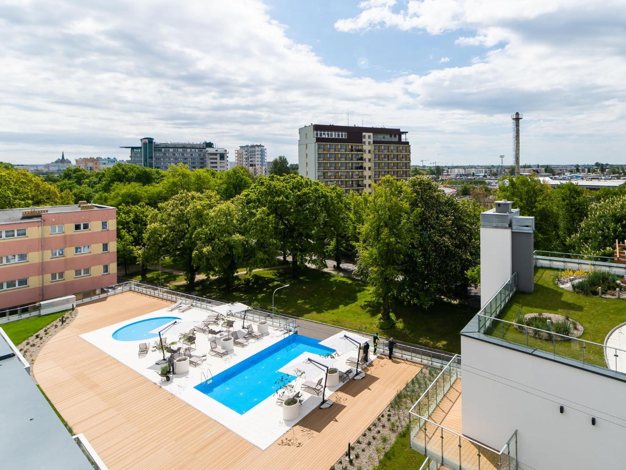 Faro Apartamenty Nadmorskie Tarasy Spa Przy Latarni I Molo Baseny, Sauny, Fitness I Parking W Cenie 科沃布热格 外观 照片