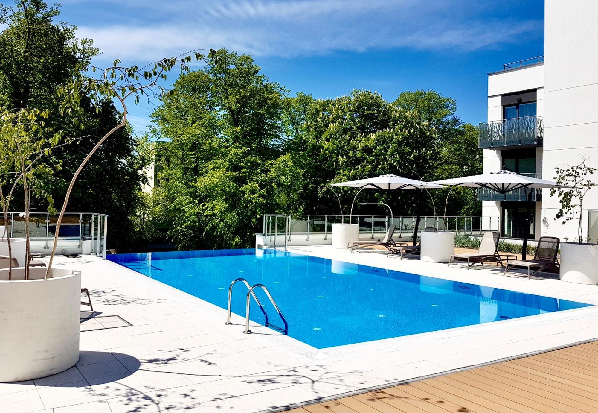 Faro Apartamenty Nadmorskie Tarasy Spa Przy Latarni I Molo Baseny, Sauny, Fitness I Parking W Cenie 科沃布热格 外观 照片