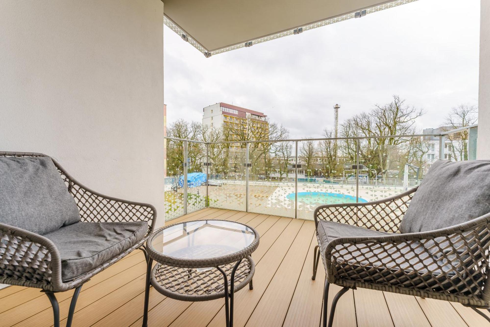 Faro Apartamenty Nadmorskie Tarasy Spa Przy Latarni I Molo Baseny, Sauny, Fitness I Parking W Cenie 科沃布热格 客房 照片