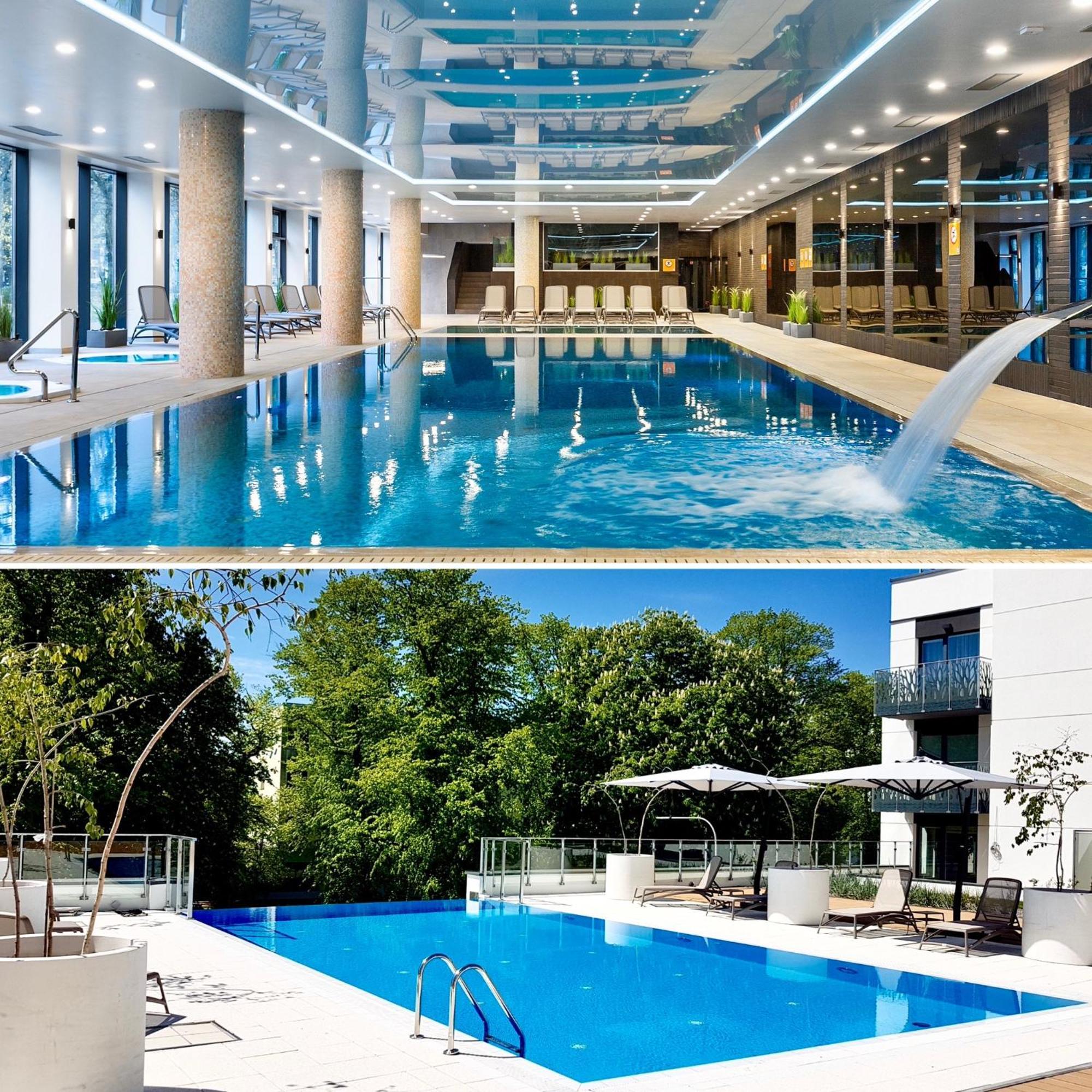 Faro Apartamenty Nadmorskie Tarasy Spa Przy Latarni I Molo Baseny, Sauny, Fitness I Parking W Cenie 科沃布热格 外观 照片