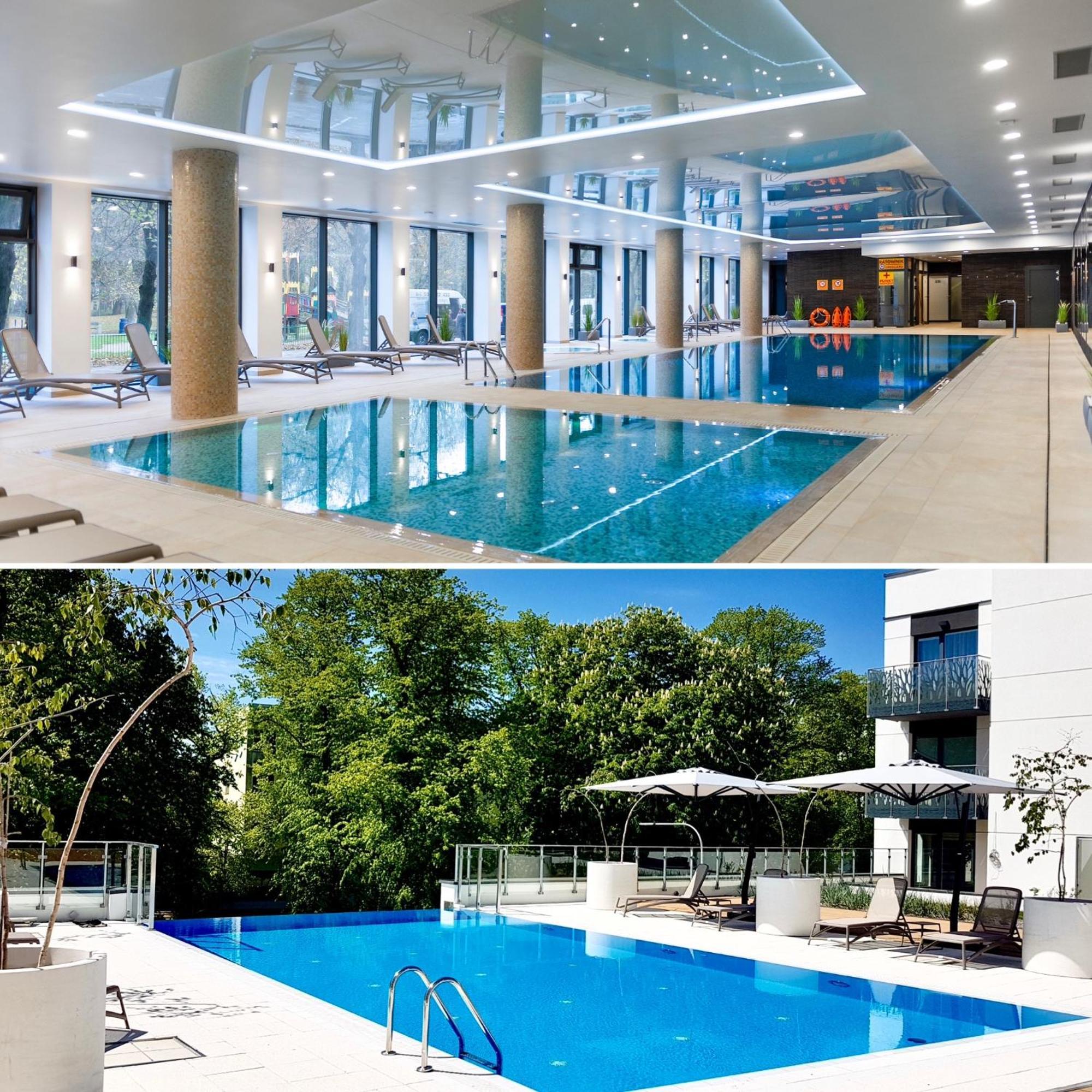 Faro Apartamenty Nadmorskie Tarasy Spa Przy Latarni I Molo Baseny, Sauny, Fitness I Parking W Cenie 科沃布热格 外观 照片