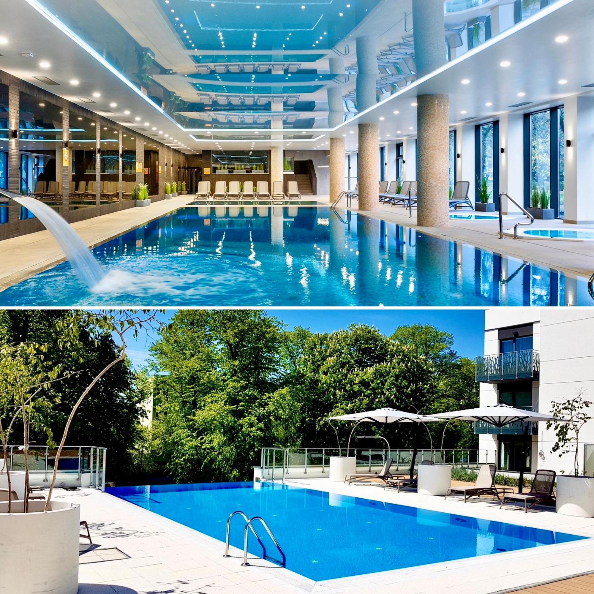 Faro Apartamenty Nadmorskie Tarasy Spa Przy Latarni I Molo Baseny, Sauny, Fitness I Parking W Cenie 科沃布热格 外观 照片